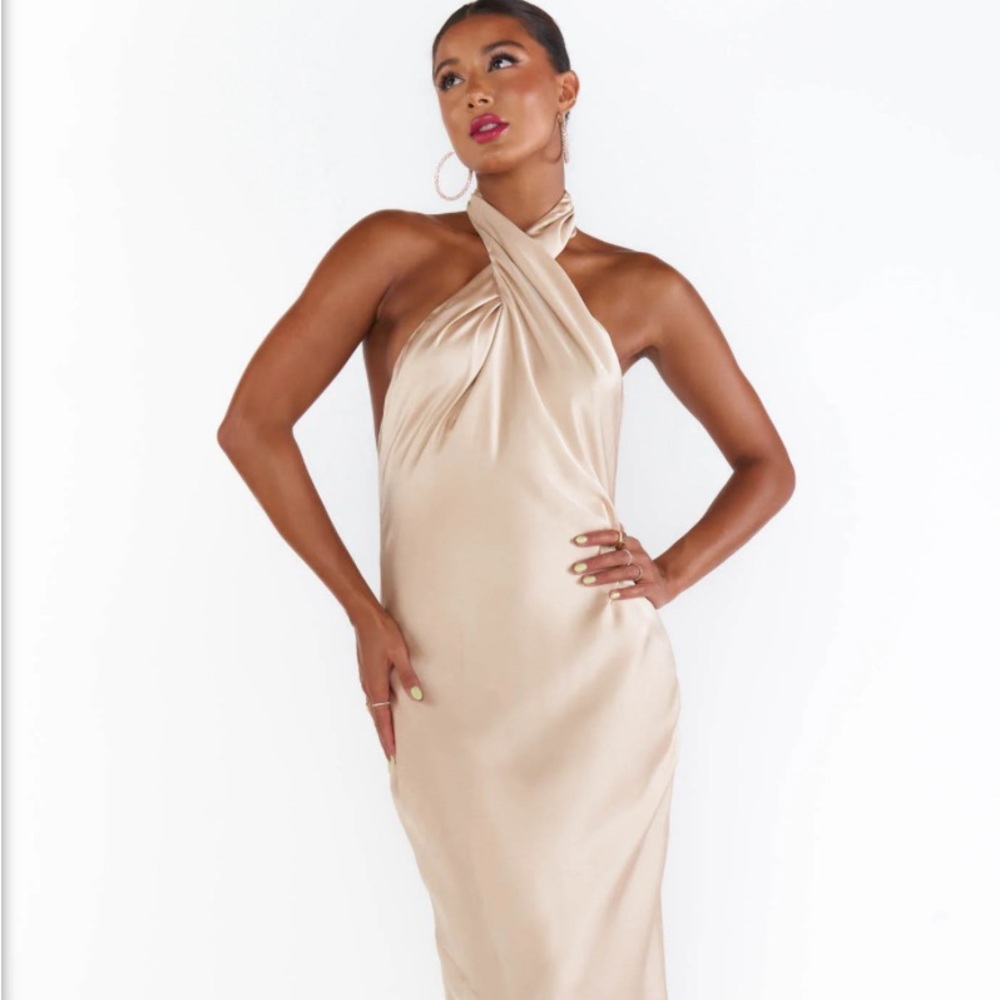 Jasmine Halter Maxi Dress